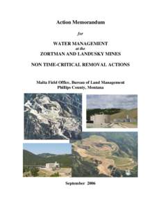 Heap leaching / Bureau of Land Management / Mining / Environment / United States / Environment of the United States / Acid mine drainage / Environmental issues with mining