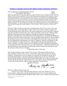 Southern Campaign American Revolution Pension Statements & Rosters Pension application of Hezekiah Lindsey S41770 Transcribed by Will Graves f24VA[removed]