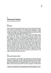 1  1 N-Heterocyclic Carbenes David J. Nelson and Steven P. Nolan