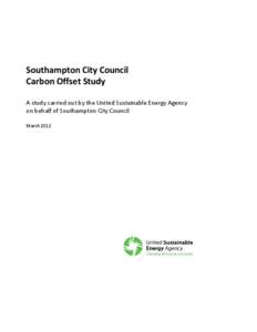 Southampton City Council Carbon Offset Fund Study