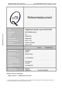 Reglement derden op het SCK•CEN  REF.IDPBW.0603/N Versie 5.1 pagina. 1 van 30 UNCONTROLLED COPY