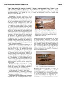 Space technology / Life on Mars / Phoenix / Regolith / Mars landing / Viking program / Permafrost / Perchlorate / Water on Mars / Spaceflight / Astrobiology / Spacecraft