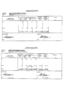 Quaterly Report of Income 2011