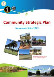 Community Strategic Plan Narromine Shire 2023 Identifying Narromine Shire Councils priorities for[removed]to[removed]