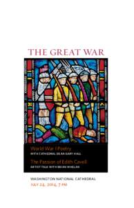 THE GREAT WAR  World War I Poetry with cathedral dean gary hall