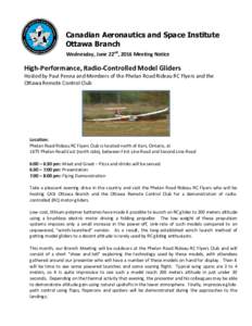 Microsoft Word - CASI Ottawa Branch JuneRC Gliders