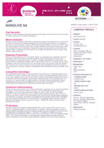 NANOLIVE SAnl_logo_positiv_a_200115.pdf COMPANY PROFILE One line pitch: