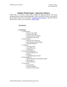 Dynamics / Jet engines / Bell P-59 Airacomet / National Advisory Committee for Aeronautics / Glenn Research Center / Wind tunnel / McDonnell XP-67 / Aircraft engine / Ames Research Center / Fluid mechanics / Aerodynamics / Fluid dynamics