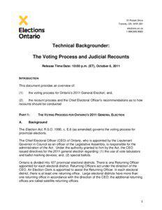 Preliminary List of Elector Count