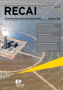 RECAI  Issue 45 Renewable energy country attractiveness index