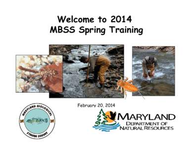 Welcome to 2014 MBSS Spring Training February 20, 2014  Origin of the MBSS