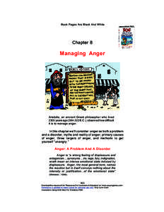 Book Pages Are Black And White Managing Anger 163  Chapter 8