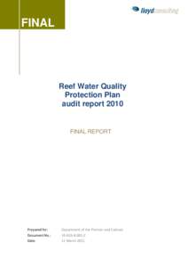 Microsoft Word[removed]R-001-C (DPC Reef Plan Audit - Final Report)