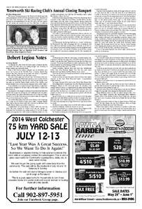 PAGE 10 THE SHORELINE JOURNAL - JUNE[removed]coaches, and parents. Our Club has 110 members and is called The Atlantic Club of the Year.” At the door welcoming the large crowd were Madeleine Myers (treasurer of the Club)