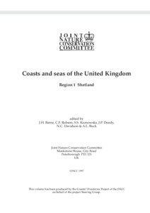 JNCC Coastal Directories Project - Region 1 Shetland