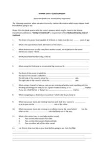 Microsoft Word - Skipper Safety Questionnaire