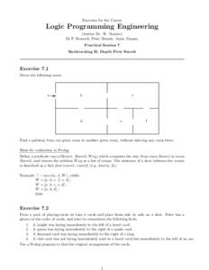 Exercises for the Course  Logic Programming Engineering (Author Dr. W. Nauber) Dr P. Bruscoli, Peter Steinke, Amin Timany Practical Session 7