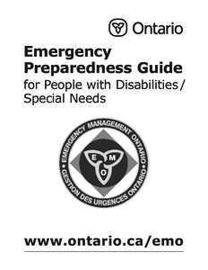 Emergency Preparedness Guide for people with Disabilities / Special Needs - PDF
