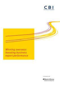 Winning overseas: boosting business export performance In association with