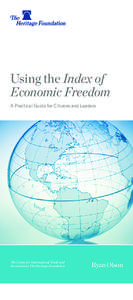 Economics / Political economy / Sociology / Heritage Foundation / Index of Economic Freedom / Economic freedom / Politics / Millennium Challenge Corporation / AccountAbility / Comparative economic systems / Index numbers / Economic policy