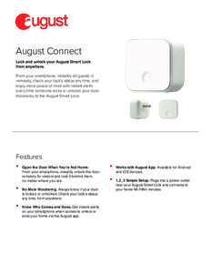 Smartphones / Bluetooth / Wireless / Smart lock / Wi-Fi / IOS / IOS version history