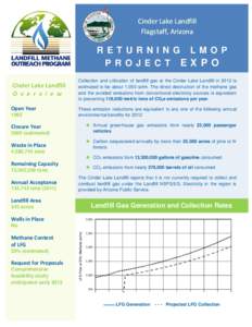 LMOP Project Expo 2012 – Cinder Lake Landfill, Arizona