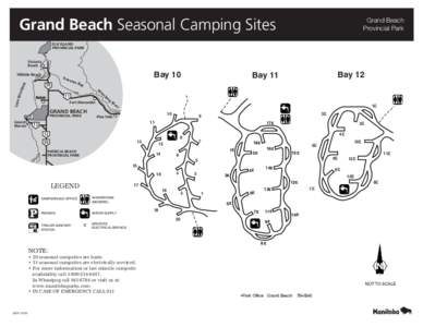 Grand Beach Seasonal Camping Sites  Grand Beach Provincial Park  ELK ISLAND