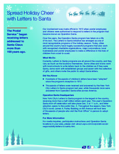 Spread Holiday Cheer with Letter to Santa