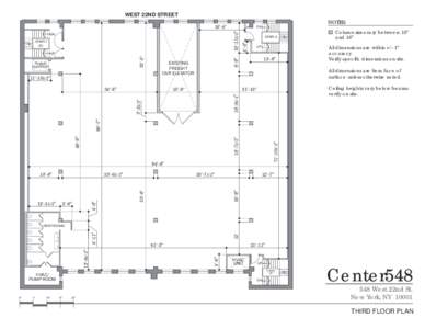 WEST 22ND STREET NOTES: 16‘-4” DN STAIR-1