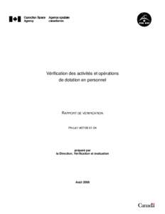 Microsoft Word - Rapport de vérification des activités et opérations de dotation en personnel FINAL[removed]pour le WEB.doc