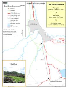 Tree Cutting Conditions and Map - Stoney Mountain Road