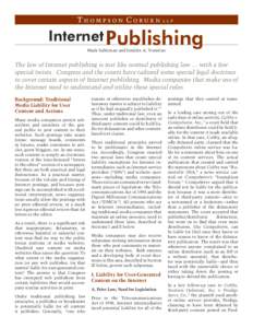 Internet Publishing article - Sableman.indd