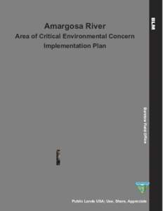 BLM  Amargosa River Area of Critical Environmental Concern Implementation Plan