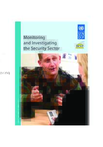 Monitoring and Investigating the Security Sector Recommendations for Ombudsman Institutions to Promote and Protect Human Rights for Public Security