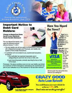 Important Notice to Debit Card Holders: Have You Heard the News?