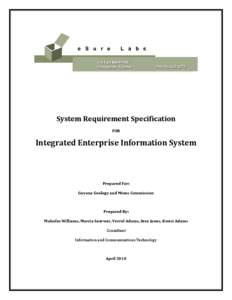 Technology / Management / Standards / Information technology management / Requirement / Systems engineering process / Specification / System requirements / Management information system / Systems engineering / Software requirements / Business