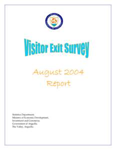 Microsoft Word - August Visitor Exit Survey.doc