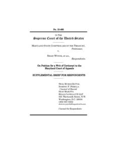 Microsoft Word - Wynne - Supreme Court Supplemental Brief[removed]