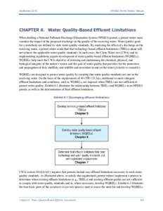 U.S. EPA NPDES Permit Writers’ Manual—Chapter 6