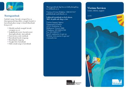 Chin - Victims Services Booklet