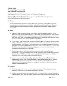 Microsoft Word - 20 ESF 15 External Affairs.doc