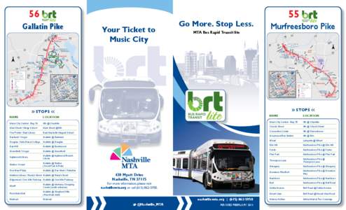 Nashville /  Tennessee / Bus rapid transit / Transport / Tennessee / Nashville Metropolitan Transit Authority