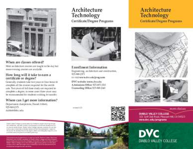 Architecture Technology Certificate/Degree Programs  Architecture