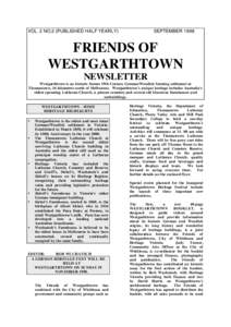 William Westgarth / Thomastown / Mill Park /  Victoria / Lutheran Church–Missouri Synod / Lutheranism / States and territories of Australia / Westgarthtown /  Victoria / Christianity / City of Whittlesea