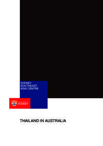 SYDNEY SOUTHEAST ASIA CENTRE THAILAND IN AUSTRALIA