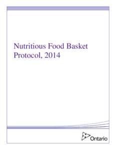 Nutritious Food Basket Protocol, 2014