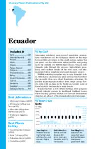 ©Lonely Planet Publications Pty Ltd  Ecuador Quito..............................628 Mitad del Mundo & Around...........................650