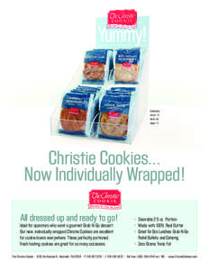 Dimensions Length: 14” Width: 8.5” Height: 15”  Christie Cookies...
