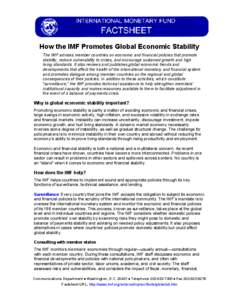 International development / International trade / International Monetary Fund / Economic indicators / Balance of payments / Global financial system / Late-2000s financial crisis / IMF Stand-By Arrangement / International Lender of Last Resort / Economics / International economics / International relations