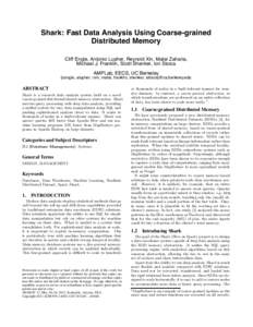 Cloud computing / Database management systems / Database theory / Parallel computing / Cloud infrastructure / Apache Hive / Apache Hadoop / MapReduce / Database / Computing / Software / Concurrent computing